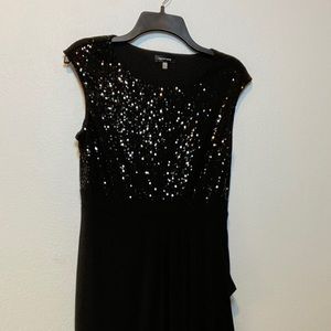 Spense Black and Sequence dress